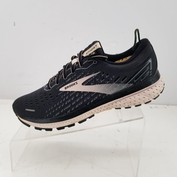 Brooks Ghost 13 Womens Running Shoes Black  Pink  Medium 1203381B062 Sz 9.5 - Picture 4 of 11